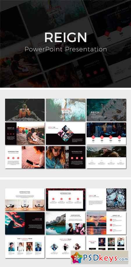 Reign PowerPoint Template 1673694