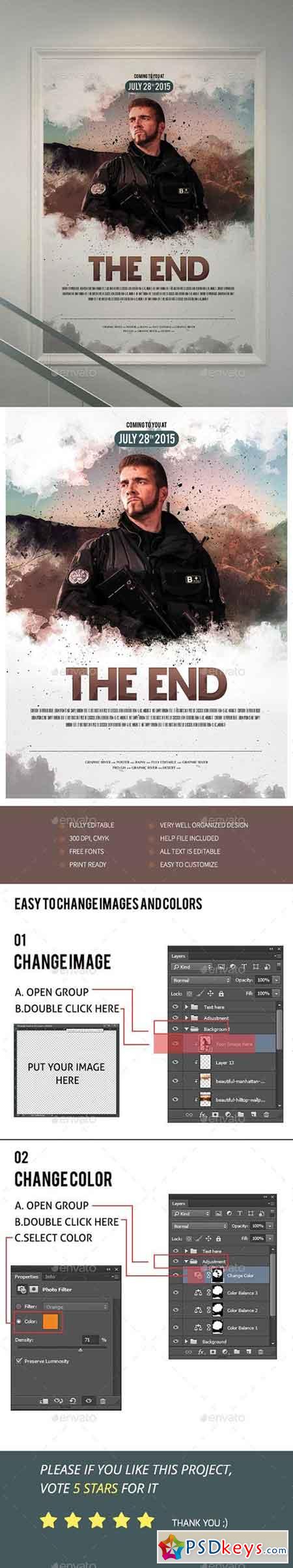 The End Movie Poster Flyer II 12730313