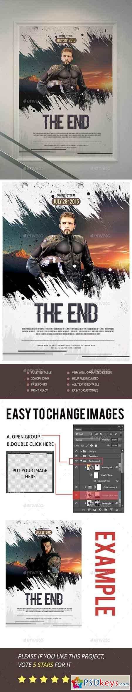 The End Movie Poster Flyer III 12903000