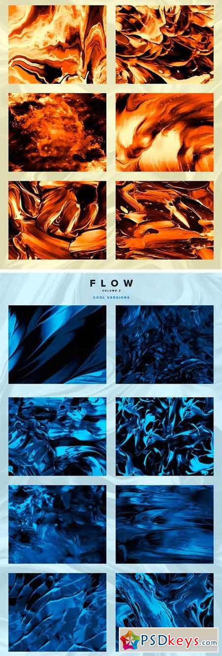 Flow, Vol. 2 100 Fluid Paintings 1669891