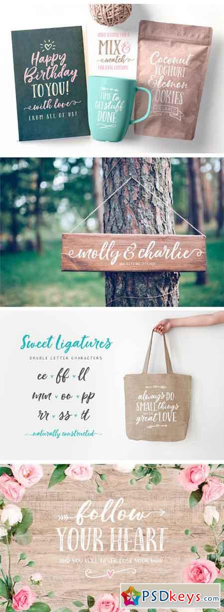 Indigo Summer Font Trio 1483778