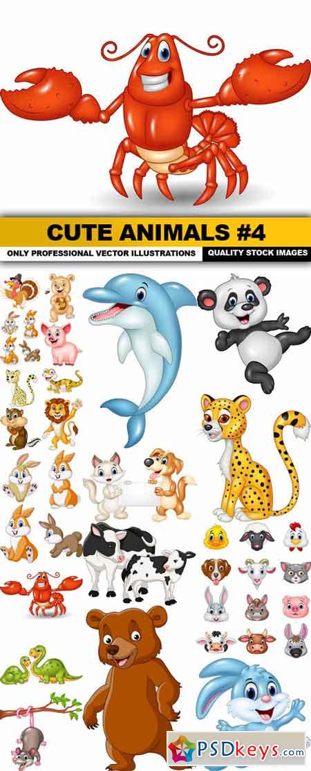Cute Animals #4 - 20 Vector