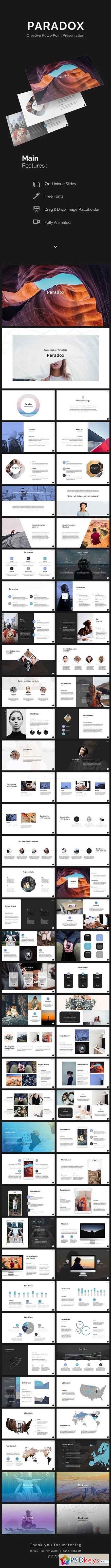 Paradox PowerPoint Template 20406480