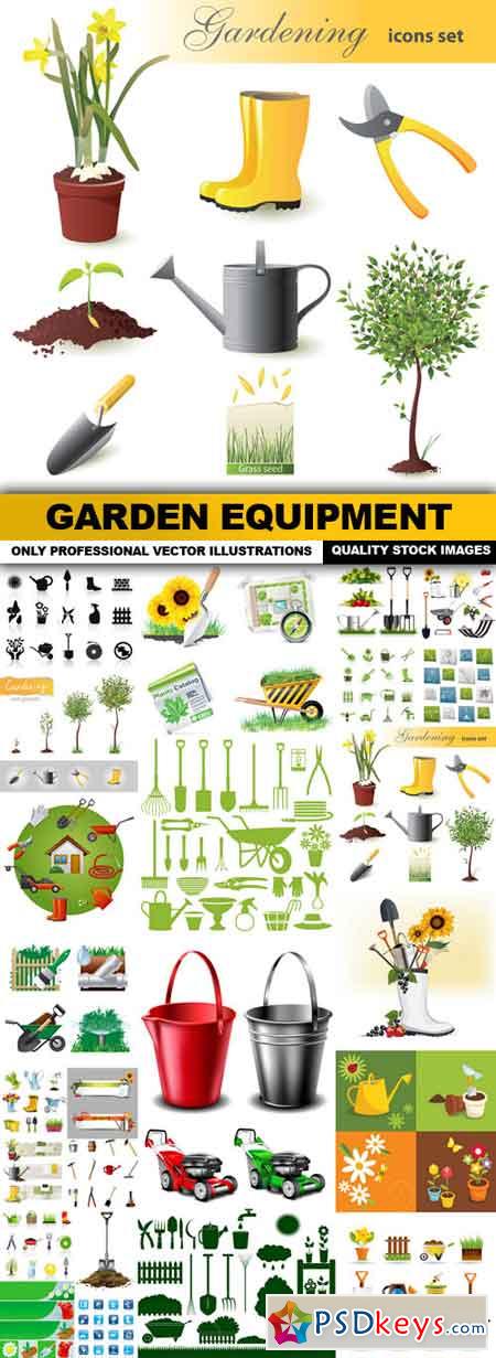 Garden Equipment - 25 Vector