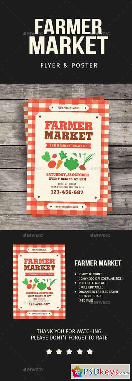 Farmer Market Event Flyer 20455571