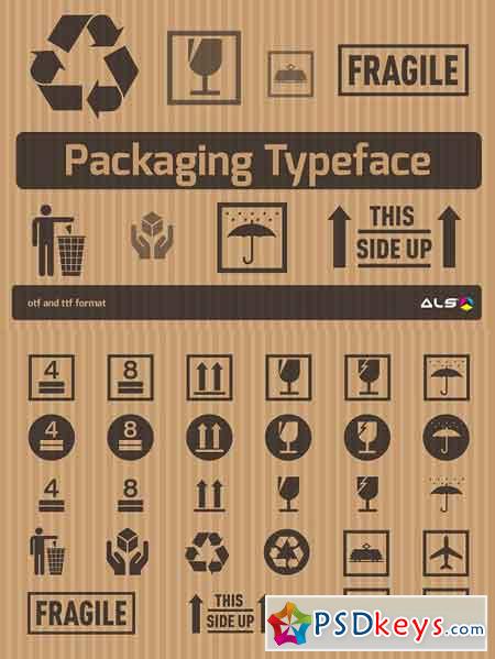Packaging Typeface 1112639