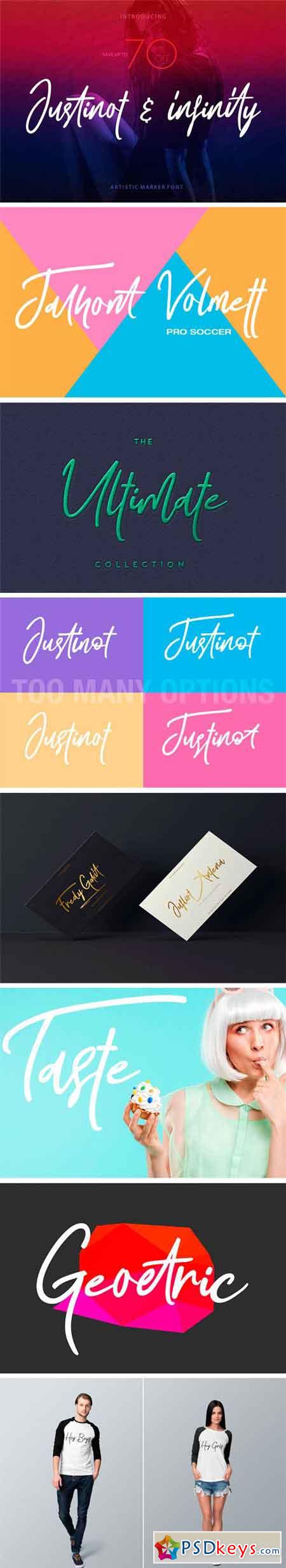 Justinot Infinity Marker Font 170819
