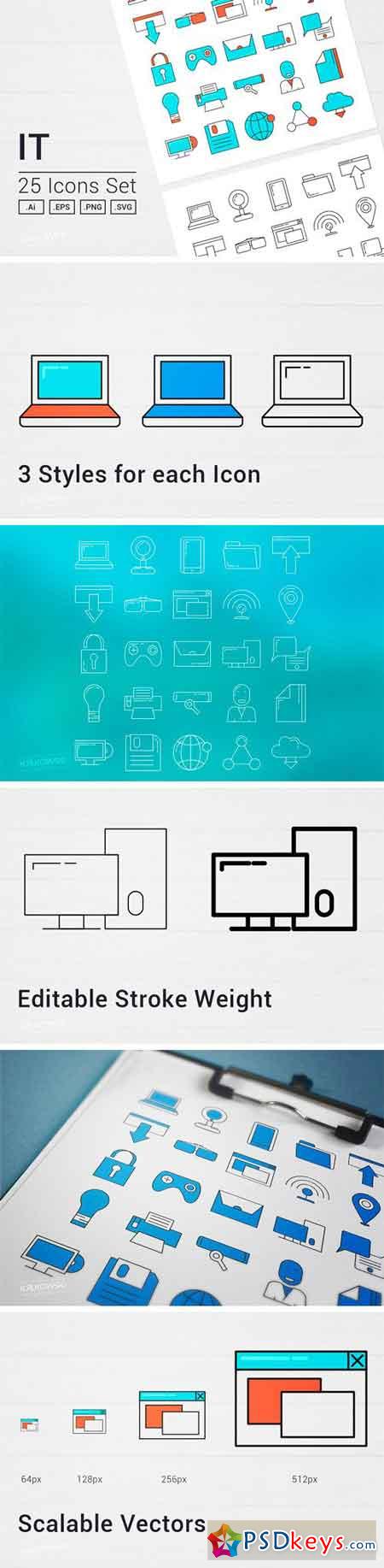 IT Services Vector Icon Set 1687863