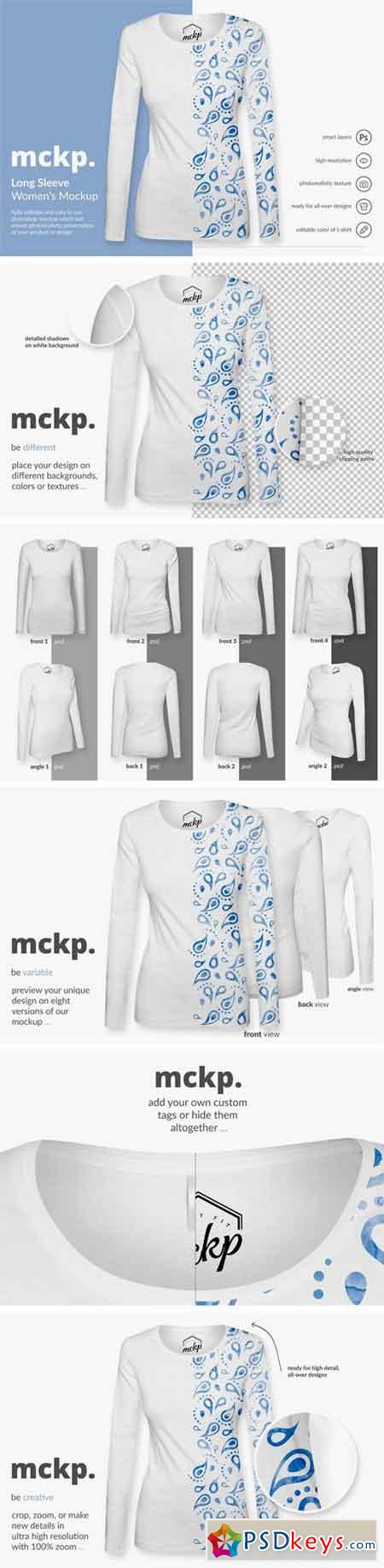 Long Sleeve by mckp - Women's Mockup 1667125