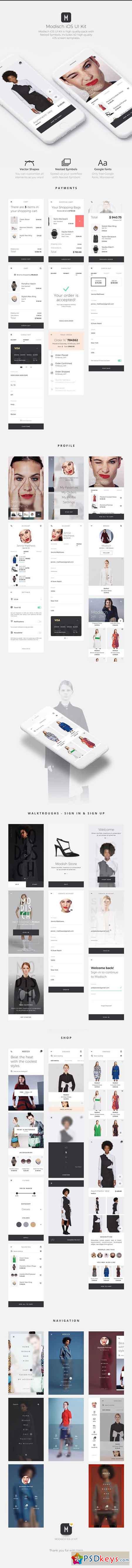 Modisch iOS UI Kit