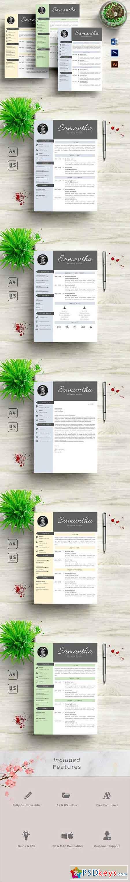 3 in 1 Resume Template 1643526