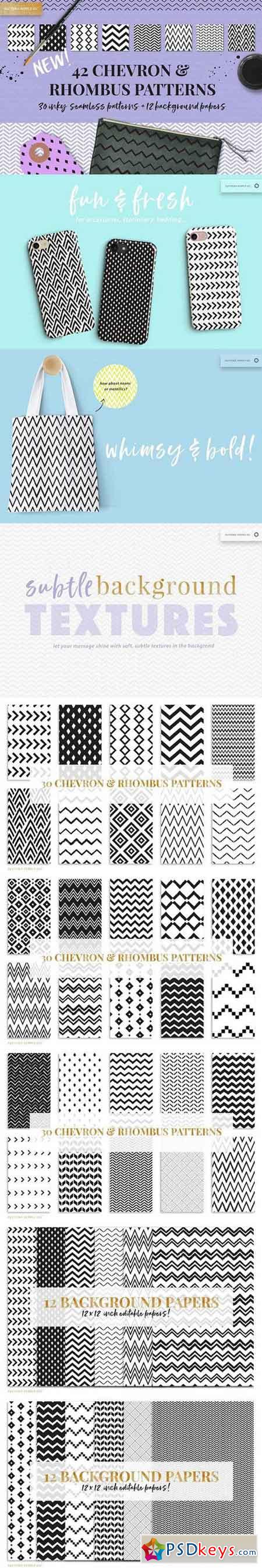 Chevron & Rhombus Patterns 1636386