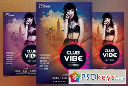 Club Vibe - PSD Flyer Template 1674518