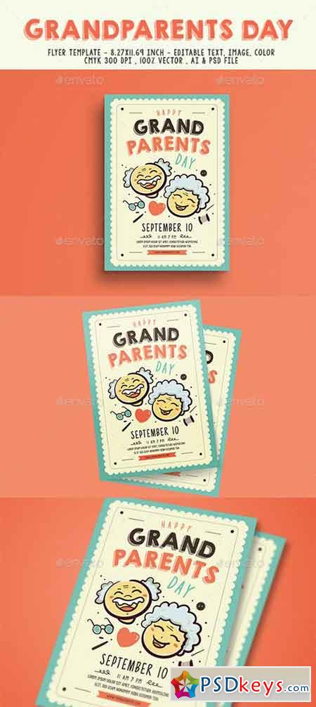 Grand Parents Day Flyer 20457393