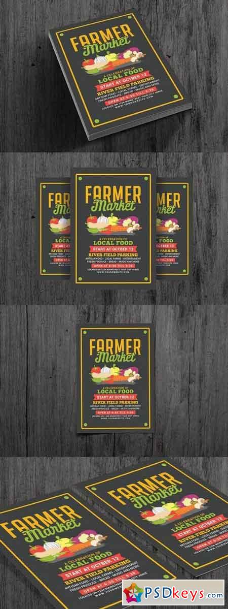 Farmer Food Market Flyer 85291