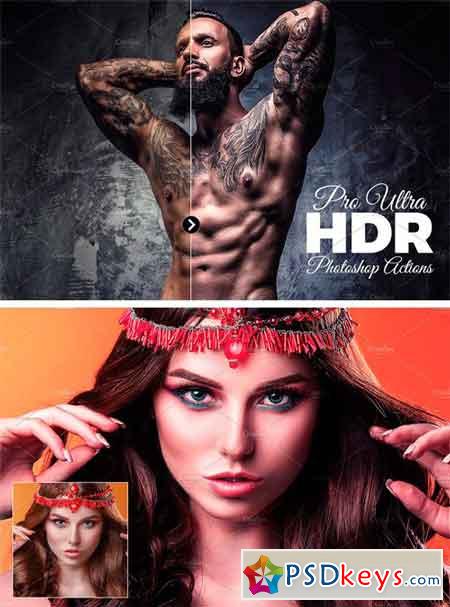 Pro Ultra HDR Photoshop Actions 1726086