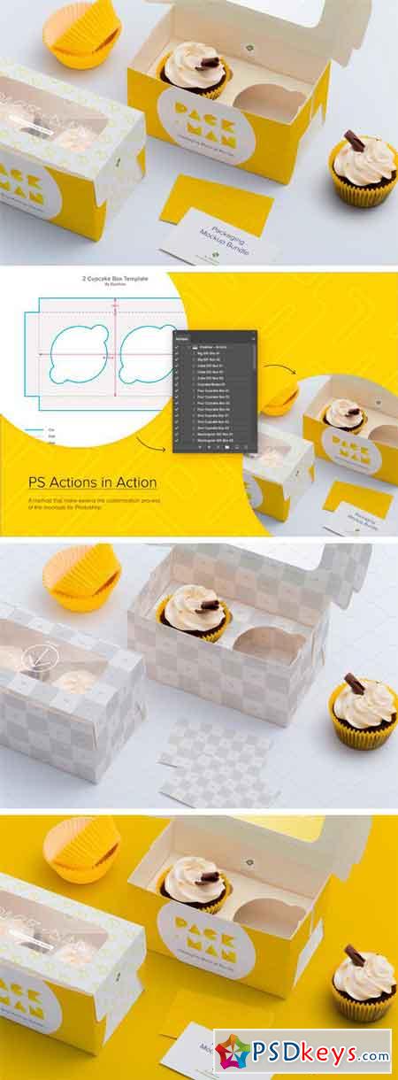 Download Two Cupcake Box Mockup 03 1683365 Free Download Photoshop Vector Stock Image Via Torrent Zippyshare From Psdkeys Com