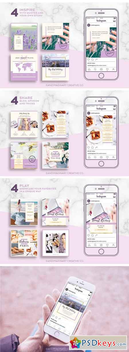 Lavender Field INSTAGRAM BANNER Pack 1682292