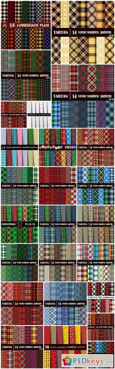 Seamless Pattern Collection #143 - 25 Vector
