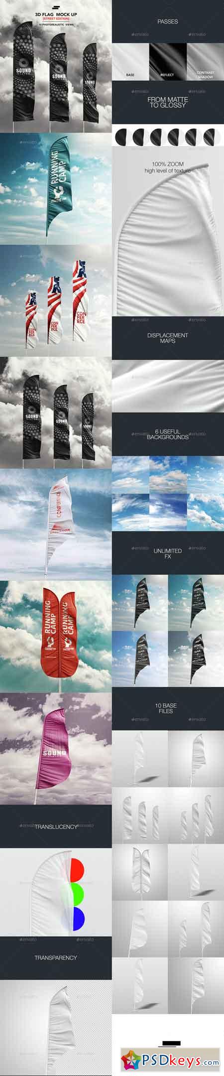 Download 3d Feather Flags Bow Sail Flag Mockup 14621793 Free Download Photoshop Vector Stock Image Via Torrent Zippyshare From Psdkeys Com