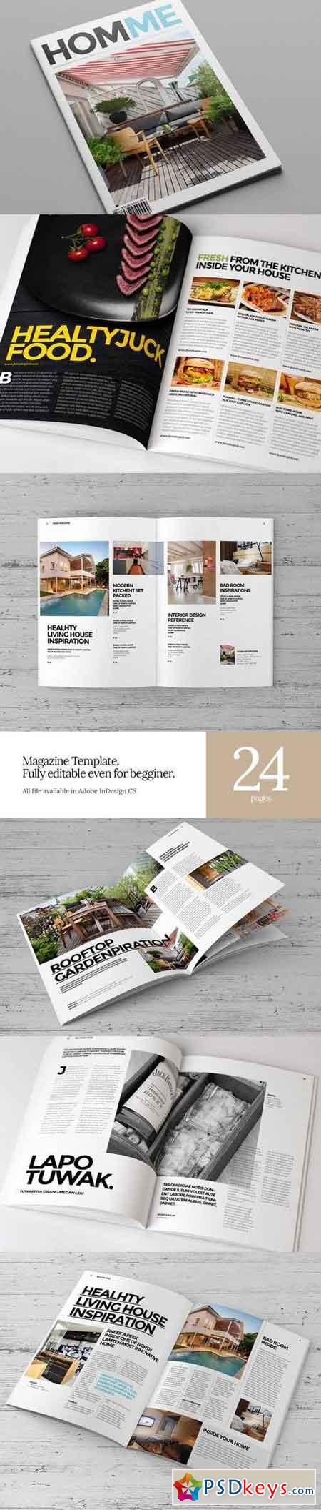 InDesign Magazine Template 6