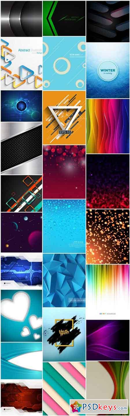 Abstract Background Collection #212 - 26 Vector