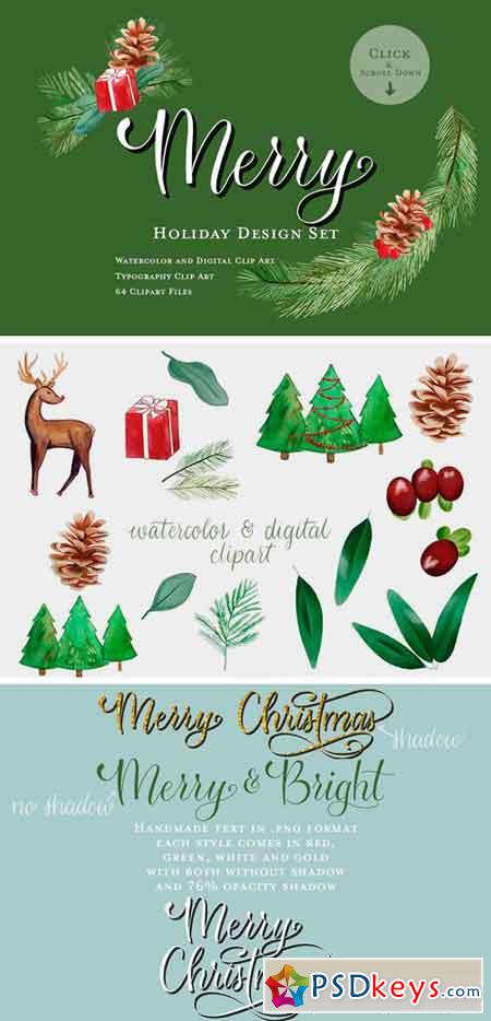 Merry Holiday Design Set 1726576