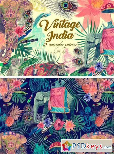 Vintage India 10 Patterns (Set 2) 1704552