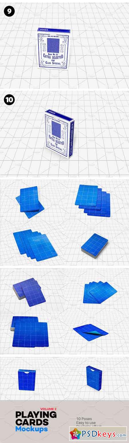 Download Playing Cards Mock-up V.2 1708734 » Free Download Photoshop Vector Stock image Via Torrent ...