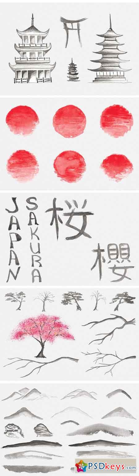 Sakura. Japanese Ink Creator 1722750