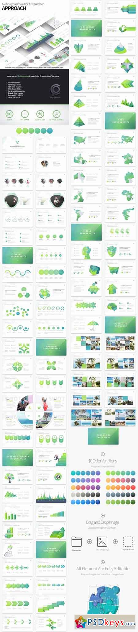 Approach - Multipurpose PowerPoint Presentation Template 20415265