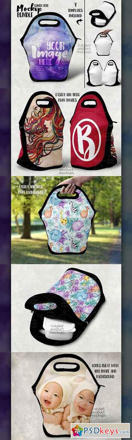 Double Sided Lunch Tote Mockup 1711854