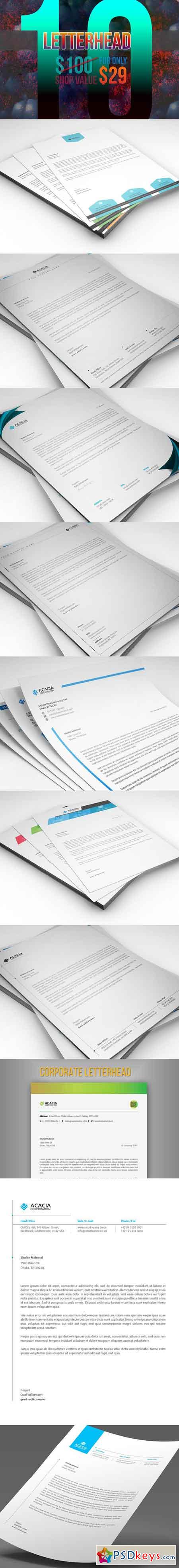 10 Letterheads (Bundle) Only $29 1766145