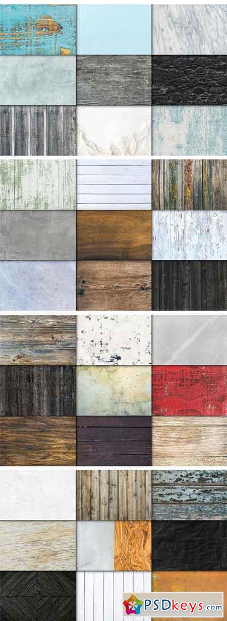 100 Textures Pack. Wooden & Stone 1723951