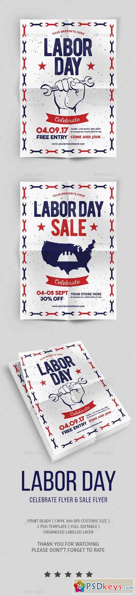 Labor Day Flyer & labor Day Sale Flyer 20514194