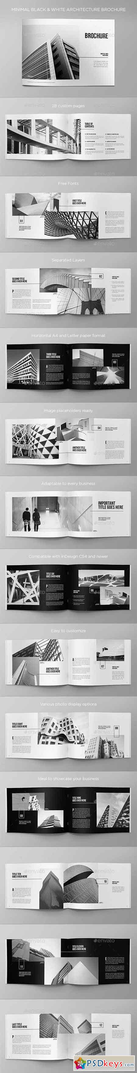 Minimal Black & White Architecture Brochure 20502840