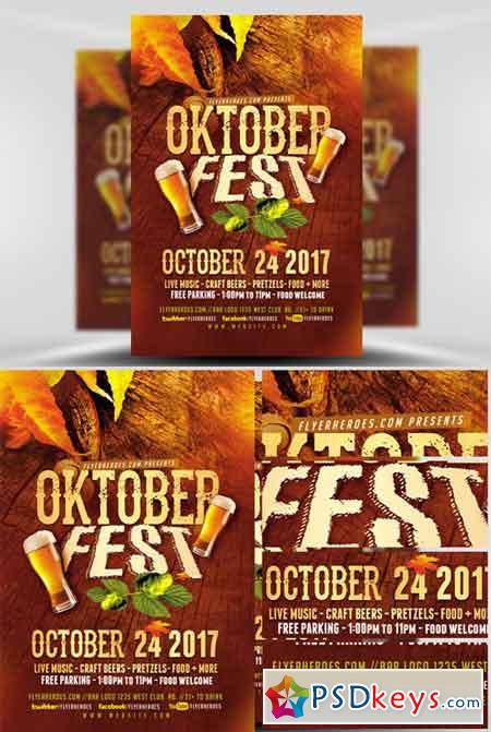 OktoberFest Flyer Template 2017