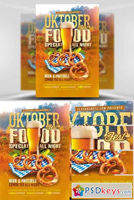 OktoberFest Food Flyer Template V1