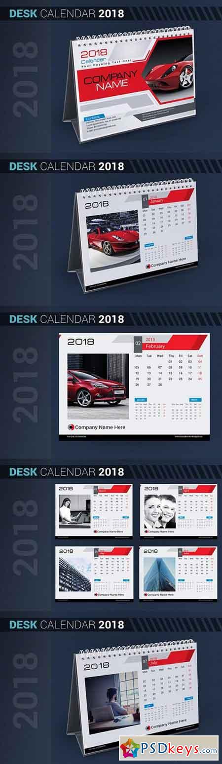 Desk Calendar 2018 1729752