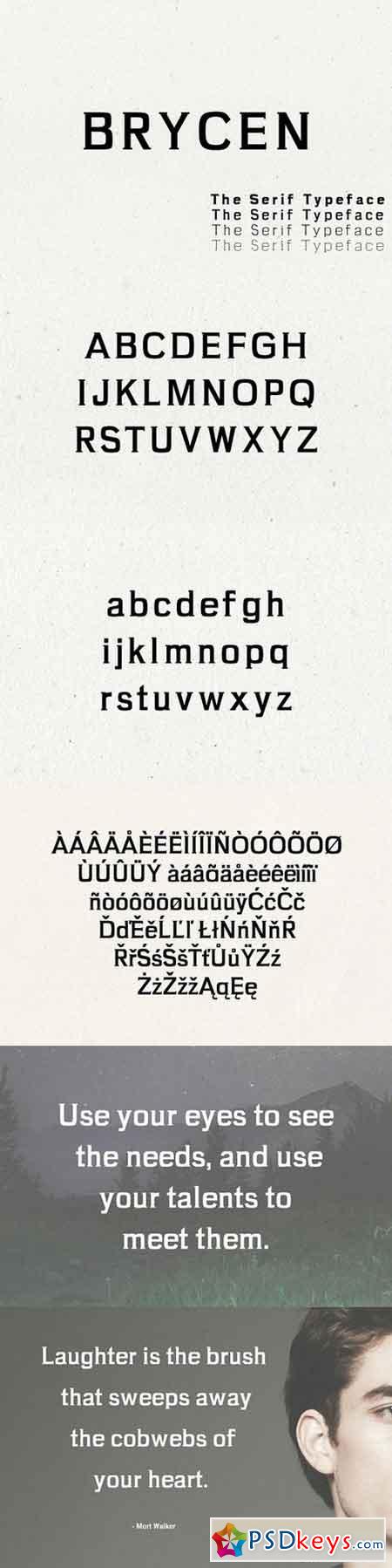 Brycen Serif Premium Font Family 1728045
