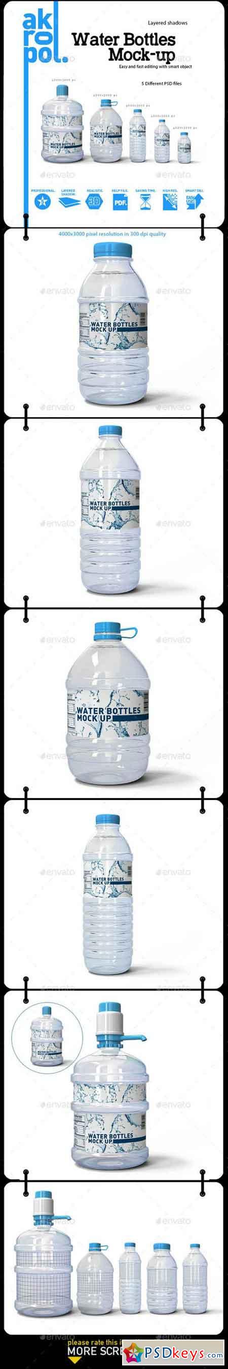 Water Bottles Mock-up 20505422