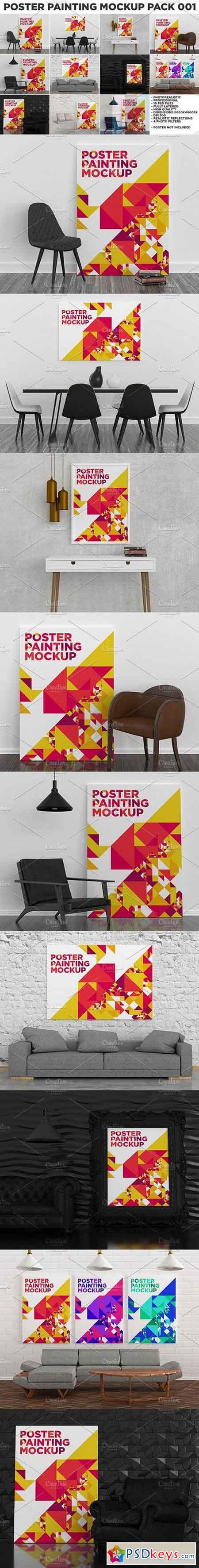 Poster Painting MockUp Pack 001 1710761