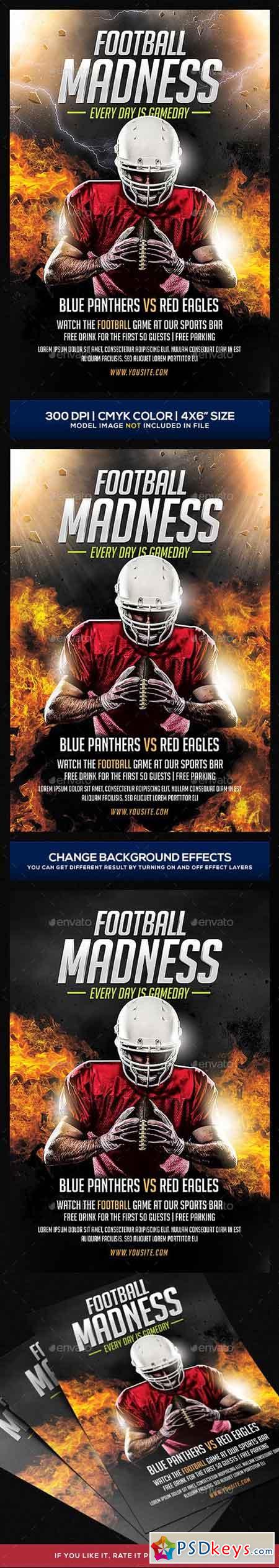 Football Madness Flyer Template 20519523