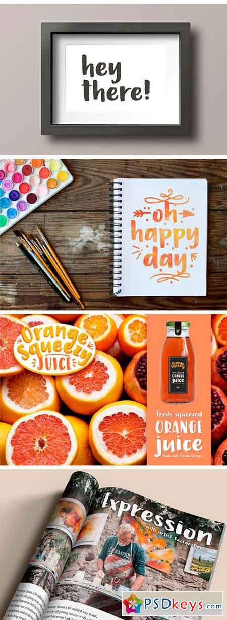Marmalade, a Hand Painted Font 1776638