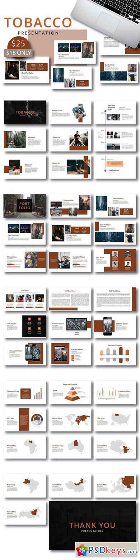 Tobacco Powerpoint Template 1743617