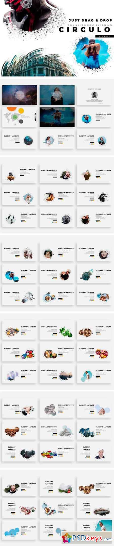 CIRCULO Keynote Template + Vectors! 1757482