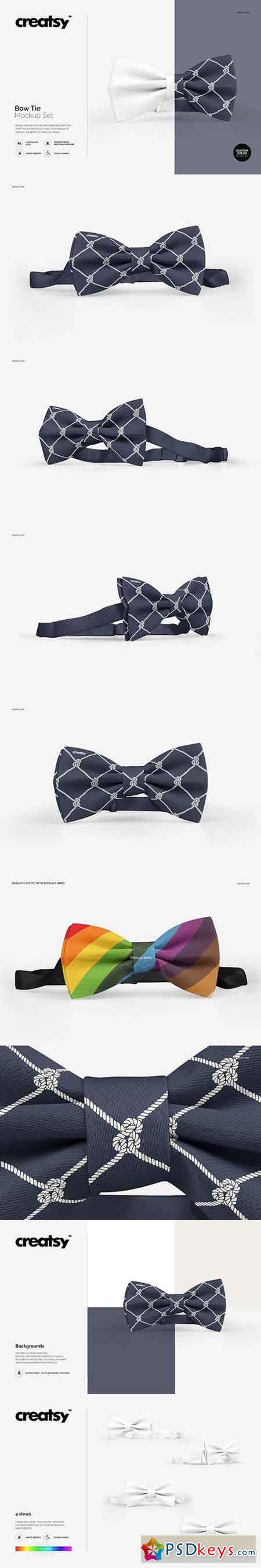 Bow Tie Mockup Set 1745623