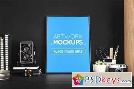 Posters,Frames Mockups in Office #11 1759858