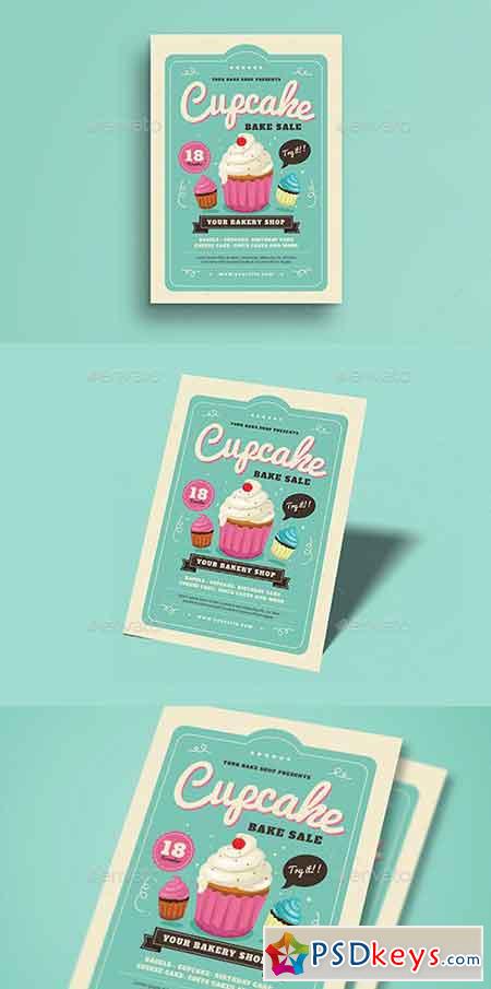 Cupcake Bake Sale Flyer 20551755