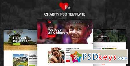 THX v1.0 - Charity & donation PSD Template 20227059